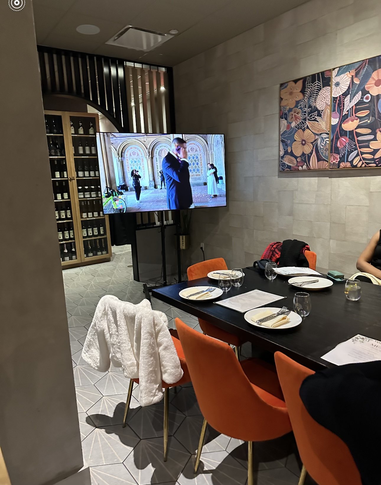 TV rental and display setup for conference or event